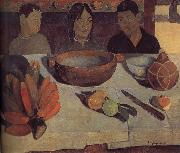 Paul Gauguin Meal USA oil painting artist
